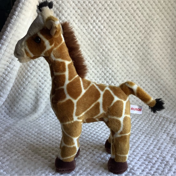 AURORA WORLD 2016 Standing Plush Giraffe Stuffed Animal Toy 14 Inches Tall - Picture 2 of 15